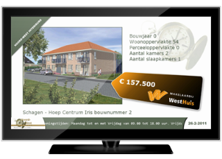 Ziber SenseView - Huizen presentatie op uw eigen TV kanaal is eenvoudig met SenseView