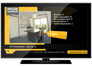 Ziber SenseView - Huizen presentatie op uw eigen TV kanaal is eenvoudig met SenseView