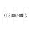 Meer huisstijl met een custom font! 
